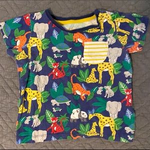 Baby Boden Tshirt Zoo Animals 12-24mo